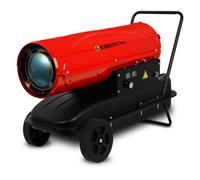 EBERTH Calentador de Cañón de Calefacción Ventilador de Aceite Calentador de Combustible Diesel 30kW (Directo, Tanque de 33L, Termostato, Protección contra Sobrecalentamiento, Supresor de Llamas)