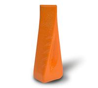 EBERTH Cuña para partir leña, maza cuña leña, separador de madera de acero, tamaño 4 x 6 x 19 cm, herramienta profesional para columnas de madera sencillas y seguras, cuña de hendidura manual