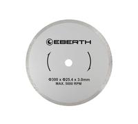 EBERTH Disco de corte de diamante para piedra, hormigón, azulejos y gres porcelánico, disco de diamante con 300 mm de diámetro, diámetro de 25,4 mm, grosor de 3,0 mm, disco de corte de diamante para