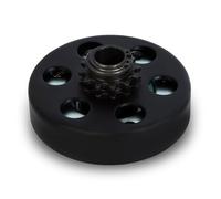 EBERTH Embrague centrífugo para eje 20 mm Ø, embrague para cadena tipo 35#, piñón embrague centrífugo 12 dientes #35, go kart, pocket bike, quad, moto, dirt bike, universal, altura 56 mm