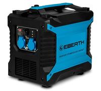 EBERTH Generador de Corriente Inverter 2000 W 3 CV, 2x Generador 230V con motor de gasolina de 4 tiempos, 2x USB, Central Eléctrica Portátil 78,8cc 1 cilindro