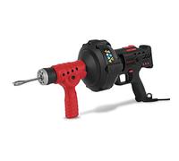 EBERTH Limpiatubos Máquina, Limpiatubos Eléctrica 85 W, espiral de 7,6 m, marcha adelante y atrás, 560 rpm, espiral de 11 mm de diámetro, para tubos de 2 a 5 cm de diámetro