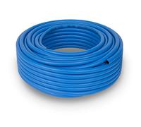 EBERTH Manguera de aire comprimido 30 m de longitud, manguera de compresor con 6 mm x 11 mm de diámetro (interior x exterior) y 20 bar de presión, accesorios para herramientas sin acoplamiento