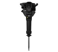 EBERTH Martillo demoledor de gasolina, martillo cincelador con 2,5 CV, motor de 2 tiempos, 52ccm, 700-1500 golpes/min, 20-55 julios, soporte hexagonal SDS HEX, incl. cincel puntiagudo 30x390mm