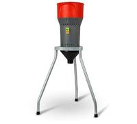 EBERTH Molinillo de cereales eléctrico con soporte, motor eléctrico de 1000 W, embudo de 6 litros, triturador de escopeta con hoja de acero inoxidable resistente, cinco tamices incluidos, picadora