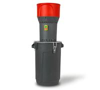 EBERTH Molino de grano eléctrico con cubo de 25L, motor eléctrico de 1000 W, tolva de 6L, 300 kg/h, molino de molienda con cuchilla de acero inoxidable, cinco tamices incl., trituradora para grano