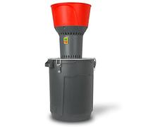 EBERTH Molino de grano eléctrico con cubo de 50L, motor eléctrico de 1300 W, tolva de 13L, 400 kg/h, molino de molienda con cuchilla de acero inoxidable, cinco tamices incl., trituradora para grano