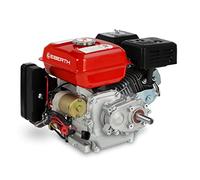 EBERTH Motor de Gasolina 6,5 CV 4,8 kW Motor de Kart estacionario con Reductora 2:1, E-Start, Motor de Gasolina con Eje de 20 mm Ø, Corte de Aceite bajo, 4 Tiempos, 1 Cilindro, 196 CCM