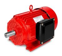 EBERTH Motor eléctrico de 400 V con 3 kW de potencia, motor trifásico de aluminio, 3 fases, velocidad de rotación 2880 rpm, corriente 6,4 A, factor de potencia 0,95, motor asíncrono para uso, 37 kg