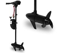 EBERTH Motor fueraborda, motor eléctrico barco, 50 lbs de empuje, 12 V, motor fueraborda eléctrico, sin licencia, 5 marchas adelante, 3 marchas atrás, motor fueraborda, motor barco
