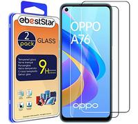 ebestStar - Cristal Templado x2 para Oppo A76, Protector Pantalla Película Vidrio, Antigolpes