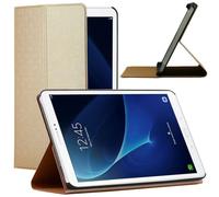 ebestStar - Funda Compatible con Samsung Galaxy Tab A6 A 10.1 (2018, 2016) T580 T585 Carcasa Cuero PU Silicona, Smart Cover Función Soporte, Reposo Automático, Dorado [Tab: 254.2x155.3x8.2mm 10.1"]