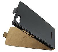 ebestStar - Funda Compatible con Wiko Fever 4G Carcasa Ventana Vista Cover Cuero PU, Funda Libro Billetera, Negro [Aparato: 148 x 73.8 x 8.3mm, 5.2'']