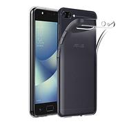 ebestStar - Funda para ASUS Zenfone 4 MAX ZC554KL (Pro, Plus), Carcasa Silicona Transparente, Capa Protectora TPU Antigolpes, Slim Ultra Fina, Transparente