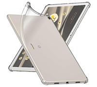 ebestStar - Funda para Google Pixel Tablet, Carcasa Silicona Transparente, Capa Protectora TPU Antigolpes, Bordes Reforzados, Transparente