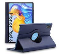 ebestStar - Funda para Honor Pad 8, Carcasa Capa Giratoria, 360 Protectora, Cuero PU Soporte, Azul Oscuro