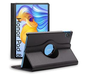 ebestStar - Funda para Honor Pad 8, Carcasa Capa Giratoria, 360 Protectora, Cuero PU Soporte, Negro