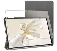 ebestStar - Funda para Honor Pad 9, Carcasa Capa, Slim Case Protectora, Tapa Magnetica Cuero PU, Negro + Cristal Templado