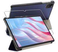 ebestStar - Funda para Honor Pad X9, Carcasa Capa, Slim Case Protectora, Tapa Magnetica Cuero PU, Azul Oscuro + Cristal Templado