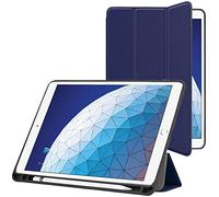 ebestStar - Funda para iPad Air 3 2019 10.5 Apple, Carcasa Capa, Slim Case Protectora Soporte Lapiz, Tapa Magnetica Cuero PU, Azul Oscuro