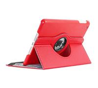 ebestStar - Funda para iPad Mini 1/2/3 Apple, Carcasa Capa Giratoria, 360 Protectora, Cuero PU Soporte, Rojo