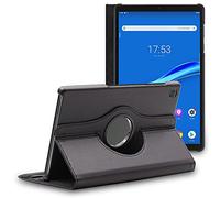 ebestStar - Funda para Lenovo Tab M10 FHD Plus 10.3, Carcasa Capa Giratoria, 360 Protectora, Cuero PU Soporte, Negro