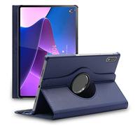 ebestStar - Funda para Lenovo Tab P12 Pro, Carcasa Capa Giratoria, 360 Protectora, Cuero PU Soporte, Azul Oscuro