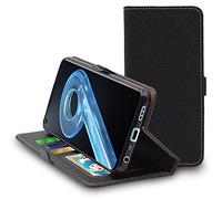ebestStar - Funda para Realme 9i, Carcasa Libro Capa, Protectora Cartera, Cuero PU Soporte Tarjeta, Negro