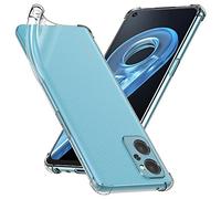 ebestStar - Funda para Realme 9i, Carcasa Silicona Transparente, Capa Protectora TPU Antigolpes, Bordes Reforzados, Transparente