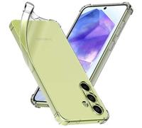 ebestStar - Funda para Samsung Galaxy A55 5G SM-A556B, Carcasa Silicona Transparente, Capa Protectora TPU Antigolpes, Bordes Reforzados, Transparente