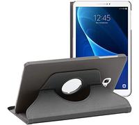 ebestStar - Funda para Samsung Galaxy Tab A6 A 10.1 (2018, 2016) T580 T585, Carcasa Capa Giratoria, 360 Protectora, Cuero PU Soporte, Gris