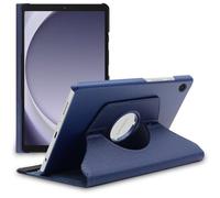 ebestStar - Funda para Samsung Galaxy Tab A9 8.7 (2023) SM-X110, Carcasa Capa Giratoria, 360 Protectora, Cuero PU Soporte, Azul Oscuro