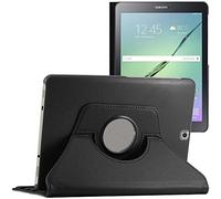 ebestStar - Funda para Samsung Galaxy Tab S2 9.7 SM-T813, T815 T810, Carcasa Capa Giratoria, 360 Protectora, Cuero PU Soporte, Negro