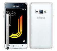 ebestStar - Funda para Samsung J1 Galaxy SM-J100F (2015), Carcasa Silicona Transparente, Capa Protectora TPU Antigolpes, Slim Ultra Fina + Lápiz, Transparente