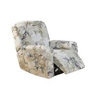 EBETA Fundas para sillones de 4 Piezas Funda elástica para sillones de Relax, Capuchas para sillón, Elástico Funda para sillón reclinable (Flor)