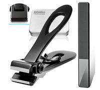 EBEWANLI Cortaúñas rectas 17 mm de ancho apertura de mandíbula extra grande para uñas gruesas o uñas duras y uñas encarnadas cortaúñas gruesas de alta resistencia para personas mayores hombres adultos