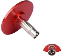 EBIEFLY 1 adaptador de ventosa de vacío para el hogar, interfaz 3XLR, de aluminio, para dispositivo de máquina personal Vac-U-Lock, accesorios de conector de aire, color rojo
