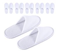 EBIEFLY 6 pares de pantuflas de spa para niños, hotel, babouches, desechables, al aire libre, viajes, natación, camping, casa, niños y niñas, suela antideslizante para niños de 6 a 10 años