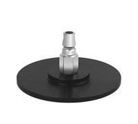 EBIEFLY Adaptador de base de ventosa grande para máquina Vac-U-Lock, conector de aire, accesorios de regalo, 12 cm de diámetro (negro)