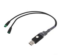 Ebike - Cable de programación de motor con USB para Bafang para M600 M510 CAN Protocolo CAN, diámetro de rueda ajustable, límite de velocidad, color negro, 50 g, compatible con varios tamaños de marco