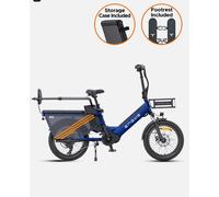 Ebike cargo - ENGWE LE20 Azul Baterías duales LE20 Pasajero