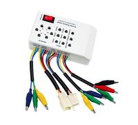 Ebike Controlador Probador ABS 36-cableado Fase del motor para diagnóstico de sensor Hall - Opción sin escobillas Herramienta de reparación de ángulo Ev Carcasa 115 x 80 x 27 mm