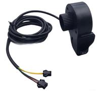 Ebike Intermitente e interruptor de bocina para combo, IPX4 impermeable ABS botón de control del manillar con conector de 5 pines para bicicleta eléctrica (A)