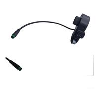 Ebike Intermitente y para interruptor de bocina para combo, IPX4 Impermeable ABS Manillar Botón de Control con Conector de 5 Pines para Bicicleta Eléctrica (B)