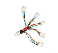 Ebike Motor Hall Sensor Tester 5 en 1 Cable de herramienta de diagnóstico de cableado para bicicleta eléctrica y scooter Orden de fase Resolución de problemas con conectores codificados por colores (D
