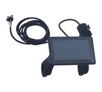 Ebike - Pantalla LCD colorida para bicicleta eléctrica, scooter, bicicleta de montaña, pantalla de 4.6 pulgadas, CC 24-60 V, indicador de velocidad y batería, protocolo UART n.º 2