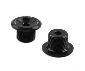 Ebike Tornillo de manivela para Bafang M500 para motor de accionamiento M600 M420 M820, aleación de aluminio eléctrico para perno de bicicleta con rosca M15x0.75, negro, paquete de 2