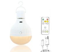 EBILUN Bombillas De Emergencia Recargable E27 Lámpara LED Con Control A Distancia 8W 800LM Lámpara De Bulbo Para Iluminación Doméstica Y Exterior