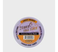 EBIN NEW YORK 24 horas edge tamer refresh - sujeción extremadamente firme, 2.7 oz, mango dulce - sin descamación, sin residuos blancos, brillo y suavidad con aceite de argán y aceite de ricino