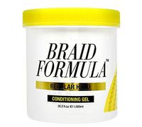 EBIN NEW YORK Gel acondicionador de fórmula trenzada, fijación original/regular, 35.2 oz/0.0 fl oz - aroma limpio/aloe vera, brillo, control de trenzas